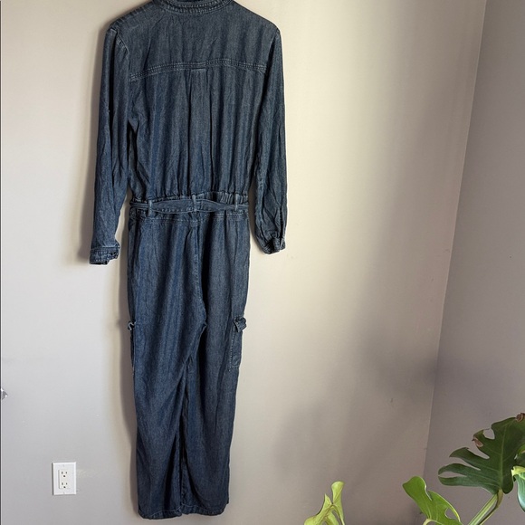 Anthropologie Cloth & Stone Utility Jumpsuit Large - Picture 3 of 13